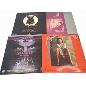 Vtg‎ 90s LaserDisc Lot Of 4 Used See Pictures For Titles 1990s Y2K ET